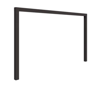 Pergola z oceli - Rovný - 400 x 230 cm - jiná barva RAL - Bez Betonový patek