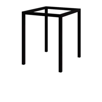 Pergola z oceli - Čtverec - 224 x 200 x 230 cm - RAL9005 matný (černý) - Bez Betonový patek