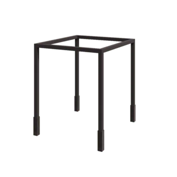 Pergola z oceli - Čtverec - 274 x 250 x 230 cm - RAL7016 matný (antracitově šedá) - S Betonový patek