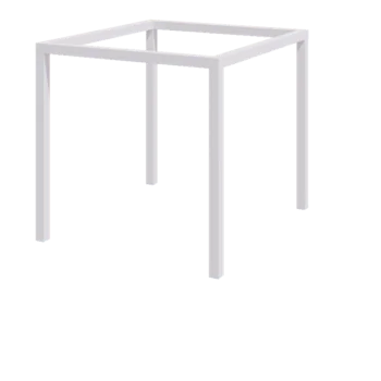 Pergola z oceli - Čtverec - 274 x 250 x 230 cm - RAL9010 matný (bílý) - Bez Betonový patek