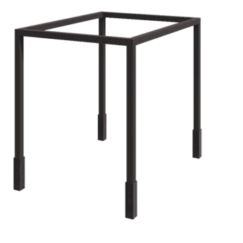 Pergola z oceli - Čtverec - 324 x 300 x 230 cm - jiná barva RAL - S Betonový patek