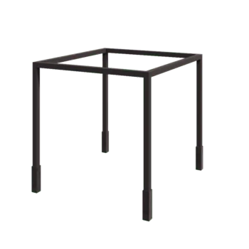 Pergola z oceli - Čtverec - 324 x 300 x 230 cm - RAL7016 matný (antracitově šedá) - S Betonový patek