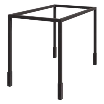 Pergola z oceli - Čtverec - 424 x 250 x 230 cm - jiná barva RAL - S Betonový patek