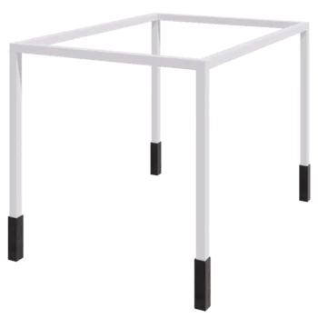 Pergola z oceli - Obdélník - 424 x 300 x 230 cm - RAL9010 matný (bílý) - S Betonový patek