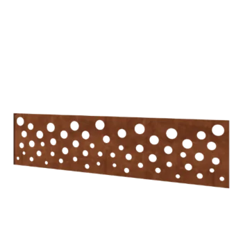 Plot z cortenu H - Panel B - 180 x 47,5 cm