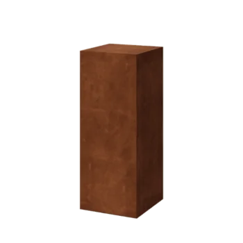 Sokl z cortenové oceli - Ohio - 40 x 40 x 100 cm