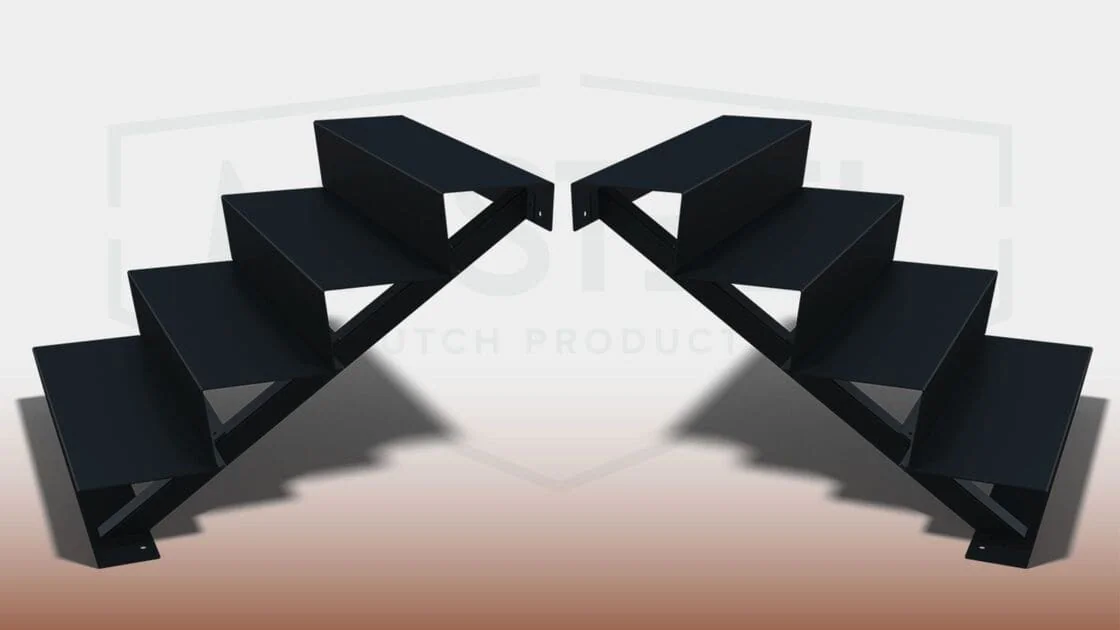 Jak nainstalovat ocelové zahradní schody?